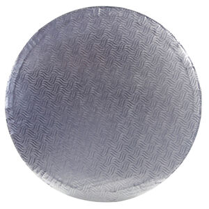 Mason Cash Silver Cake Board Round - 14"